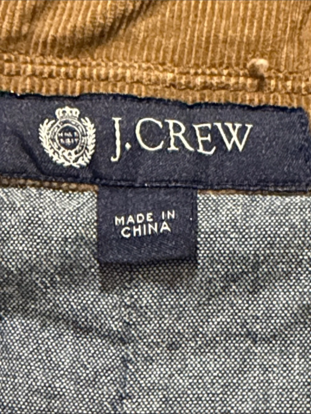 J.Crew Tan Corduroy Blazer Dark Academia Preppy Sport Coat 42R L